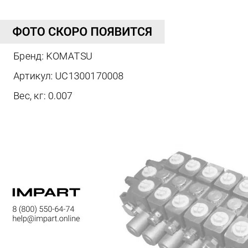 UC1300170008 О-КОЛЬЦО KOMATSU