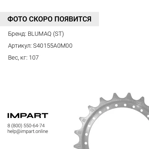 S40155A0M00 СЕГМЕНТ ГРУППА