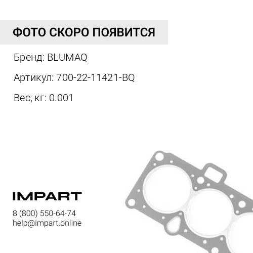 700-22-11421-BQ ПРОКЛАДКА BLUMAQ