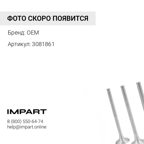 3081861 Клапан выпускной CAT C2.2 DieselWagner OEM