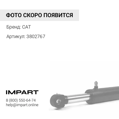 3802767 Палец кр. рычага пер. стрелы к раме CAT
