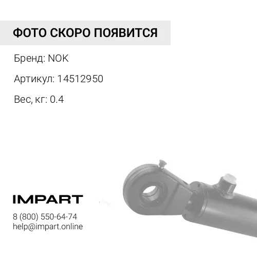 14512950 Ремкомплект гидроцилиндра рукояти 115175 NOK14512950 NOK