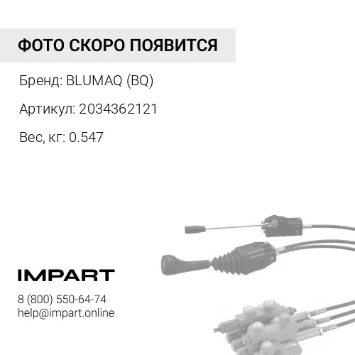 2034362121 ПРУЖИНА BLUMAQ (BQ)