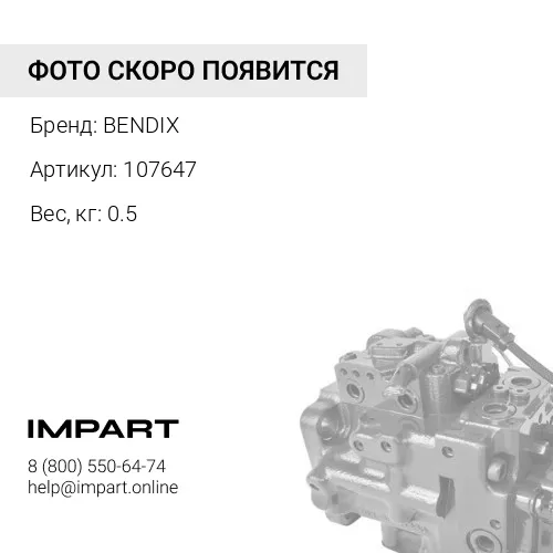 107647 Поршень компреора к-т 107647 BENDIX