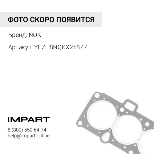 YFZH8NQKX25877 Сальник вала NOK