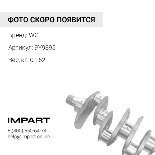 9Y9895 Сальник коленвала WG