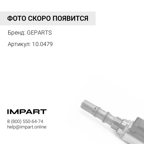 10.0479 Запорный Клапан GEPARTS