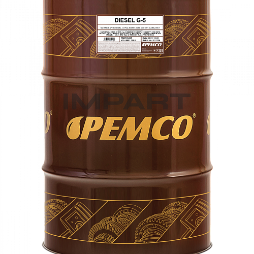 Масло моторное DIESEL G-5 PEMCO 10W-40 UHPD (208 литров)