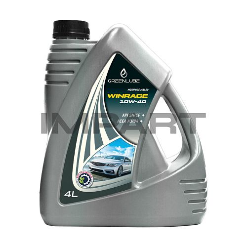 Масло моторное Greenlube Winrace 10W-40 SN/CF; ACEA A3/B4 (4 л)